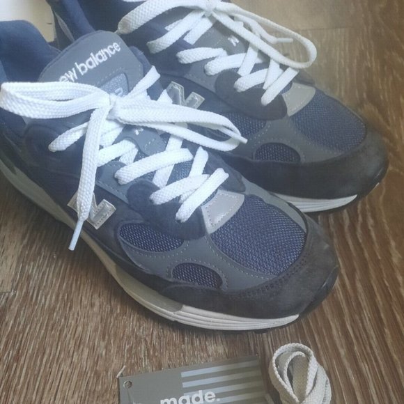 New Balance 992 Navy Gray 2020 (Size 8.5 US) SEE DESCRIPTION - Picture 4 of 5